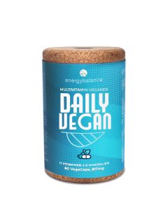 Multivitamin-Veganer - Daily Vegan – Multivitaminpräparat mit 11 Vitaminen & 6 Mineralien, 817mg, 60 VegeCaps