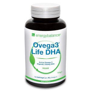 Ovega3 Life DHA Algenöl 250mg, 180 VegeCaps