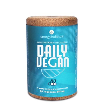 Multivitamin-Veganer - Daily Vegan - multivitamin preparation with 11 Vitamins & 6 Minerals, 817mg, 60 VegeCaps
